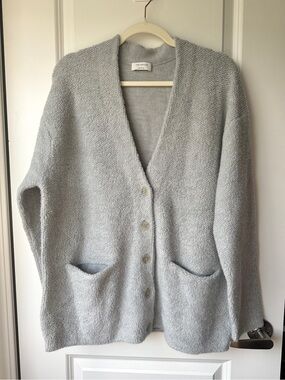 Aritzia The Group by Babaton 100% Wool Oversized Cardigan – Grey